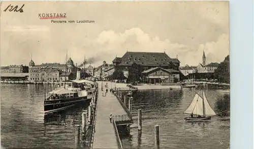 Konstanz, Panorama vom Leuchttutm -529262