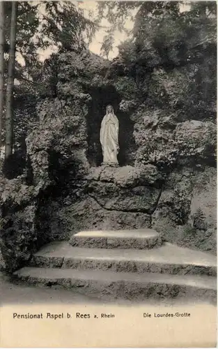 Pensionat Aspel bei Rees am Rhein - Lourdes-Grotte -638432