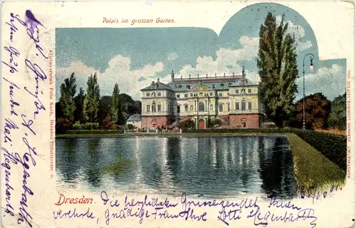 Dresden, Palais in grossen Garten -520148