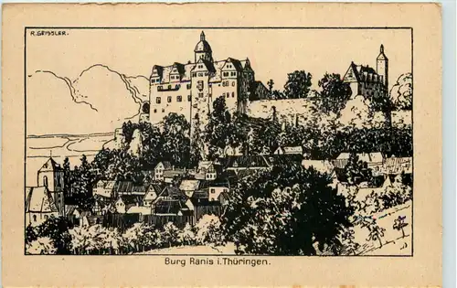 Burg Ranis i. Thür., - Pössneck -520228
