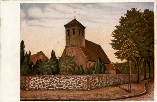 Genesungsheim Gross-Besten, Dorfkirche mit altem Friedhof -530568