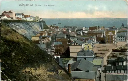 Helgoland - Ober und Unterland - Eichenkranz Strandfest 1912 -629878
