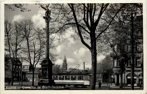 Krefeld, Cornelius de Greiff-Denkmal -530628