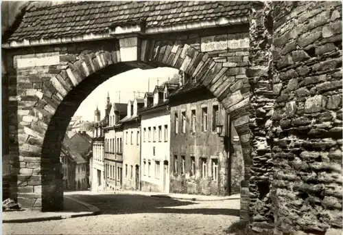 Freiberg, Donatstor und Donatsgasse -530908