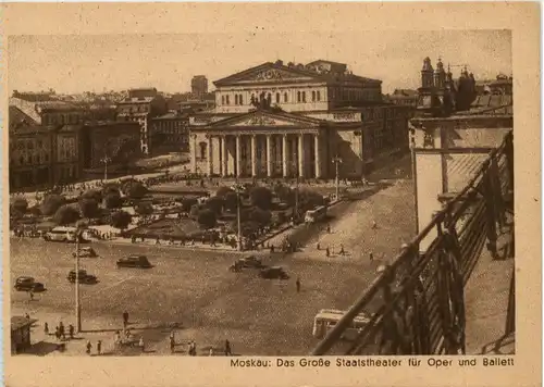 Moskau - Das Grosse Staatstheater -630738