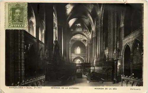 Barcelona - Interior de la catedral -630978
