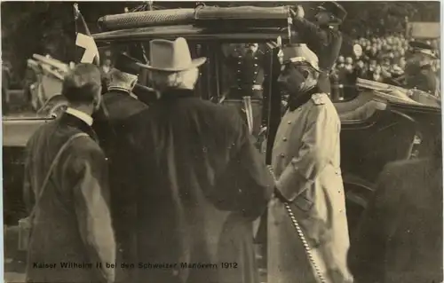 Kaiser Wilhelm II bei den Schweizer Manövern 1912 -639126