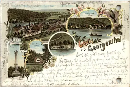 Gruss aus Georgenthal - Litho -631298