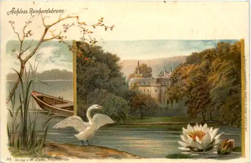 Schloss Reinhardsbrunn bei Friedrichroda - Litho -631318