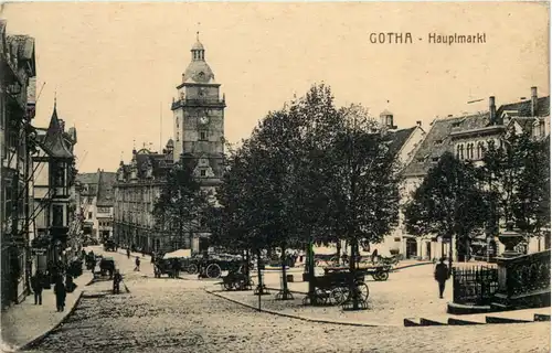 Gotha - Hauptmarkt -631458