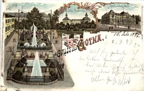 Gruss aus Gotha - Litho -631478