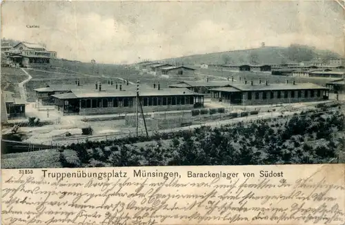 Truppenübungsplatz Münsingen - Barackenlager -631960