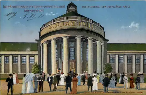 Dresden - Internationale Hygiene Ausstellung 1911 -632046