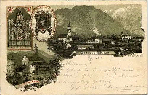 Gruss aus Absam - Litho -640566