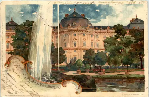 Residenz Würzburg - Litho -632714