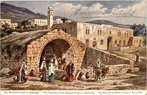 Der Marienbrunnen in Nazareth -641026