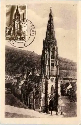 Freiburg - Münster - Maximumkarte -634192