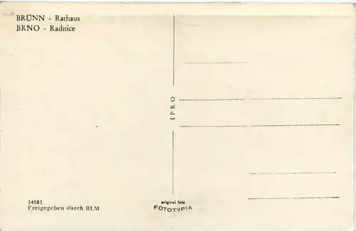 Brno - Brünn - Rathaus -634332