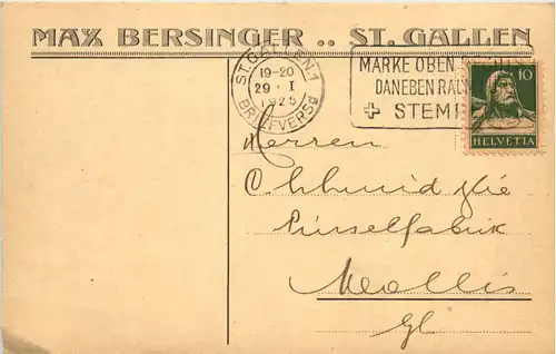 St. Gallen - Max Bersinger -642306