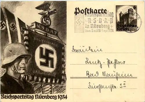Reichsparteitag 1934 - Ganzsache -634652
