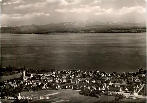 Kurort Hagnau, Bodensee mit Säntis -521324