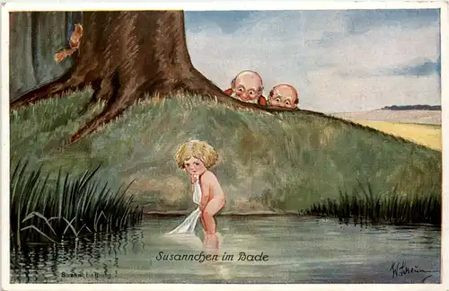Humor - Susannchen im Bade -642798