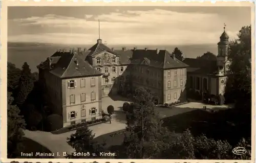 Insel Mainau i. B., Schloss u. Kirche -521504