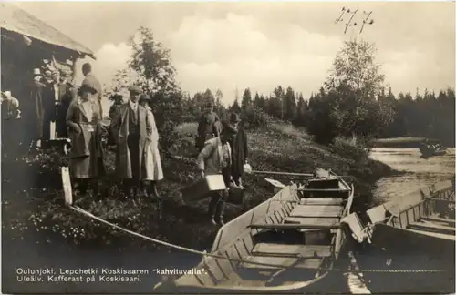 Oulunjoki - Lepohetki Koskisaaren kahvituvalla -643158