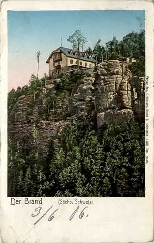 Sächs. Schweiz, Der Brand bei Hohnstein, -522424