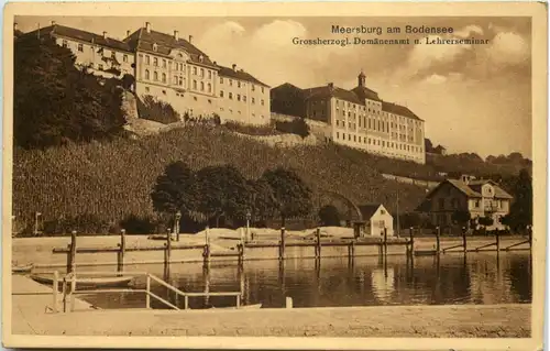 Meersburg, Grossherzogl. Domänenamt u. Lehrerseminar -522544