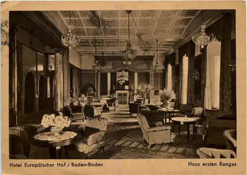 Baden-Baden, Hotel Europäischer Hof -523164