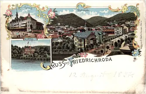 Gruss aus Friedrichroda - Litho -634958