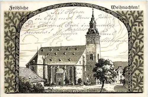 St. Wolfgangs-Kirche zu Schneeberg - Weihnachten -635298