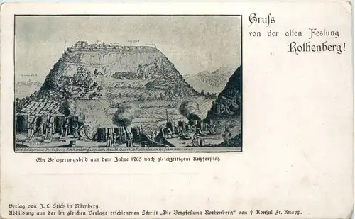 Gruss von der alten Festung Rothenberg -636078