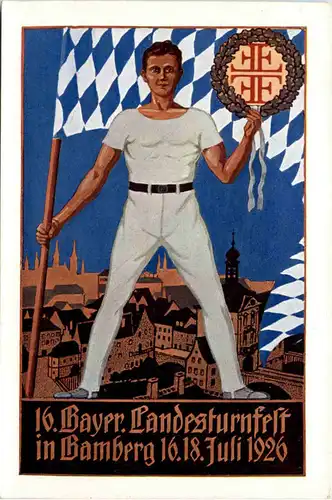 Bamberg - 16. Bayer. Landesturnfest 1926 -636438