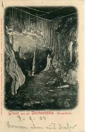 Gruss aus der Dechenhöhle - Kaiserhalle - Iserlohn -636838