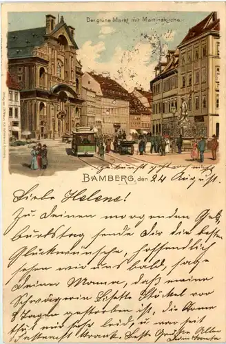Gruss aus Bamberg - Litho -638058