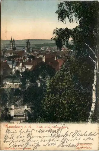 Naumburg a.S., Blick vom Bürgergarten -524262