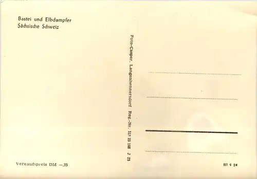 Sächs. Schweiz,, Bastei und Elbdampfer -527022