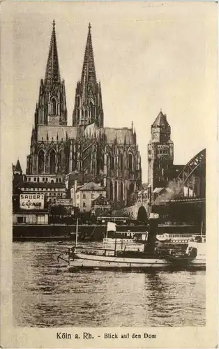 Köln, Blick auf den Dom -527502