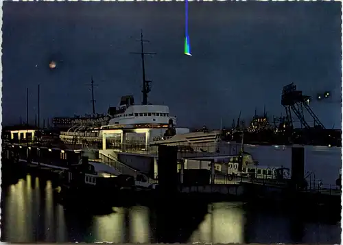 Hamburg, Seebäderschiff Bunte Kuh St. Pauli Landungsbrücken -527742