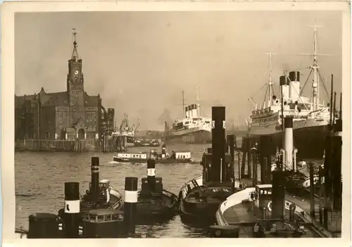 Hamburg, Hafen und Kehrwiederspitze -527902