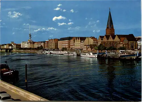 Bremen, Weserpartie an der Schlachte -528102