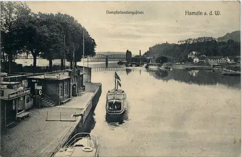 Hameln a d Weser, Dampferlandungsplatz -528502