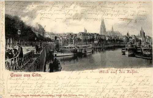 Köln, Blick auf den Hafen -528742