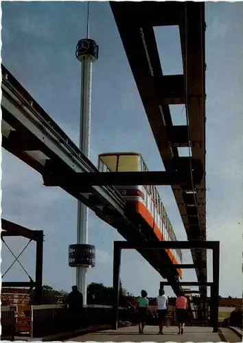München, IVA-Aussichtsturm mit Einschienenbahn -529550