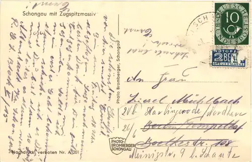 Schongau mit Zugspitzmassiv -530110