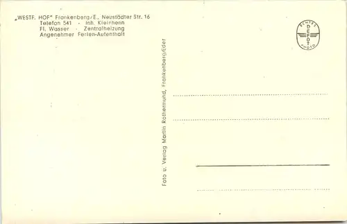 Frankenberg/Eder, Westfälischer Hof, div. Bilder -531330
