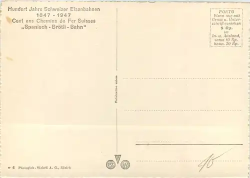 Hundert Jahre Schweizer Eisenbahn -639248