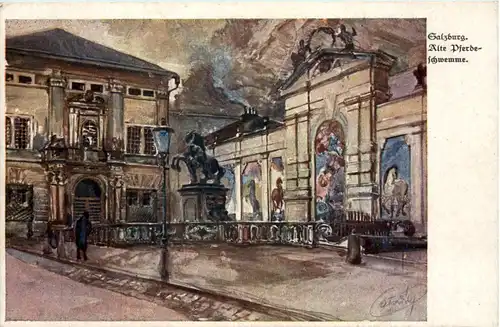 Salzburg - Alte Pferdeschwemme -640588